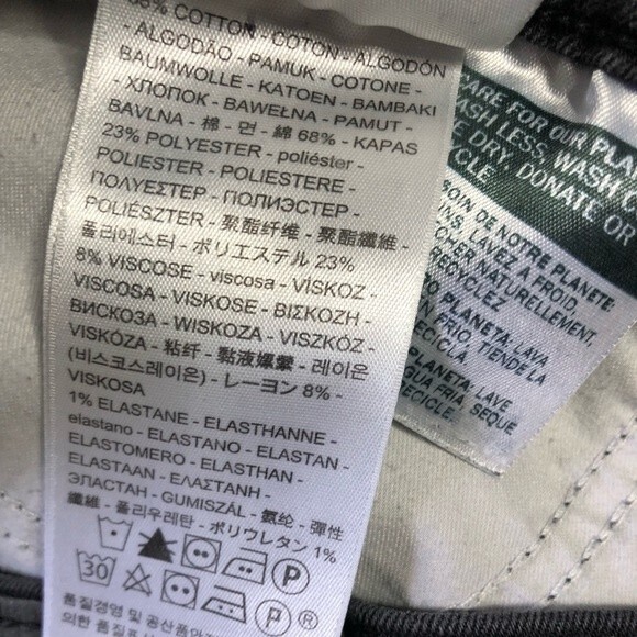 Levi’s 311 Shaping Skinny Soft Black Denim Jeans - Picture 9 of 9